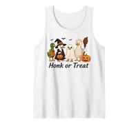 Oie Effrayant Drôle Fantôme Sorcière Momie Oie Con Halloween Débardeur