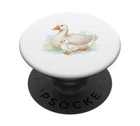 Oie Maman Bébé Mère Enfant Maman Amour PopSockets PopGrip Adhésif