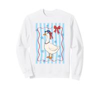 Oie Patriotique 4 Juillet Arc USA Summer Coquette Art Sweatshirt