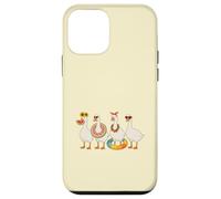 Oie rigolote d'été amusante, animal mignon de vacances à la plage Coque pour iPhone 12 mini