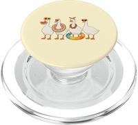 Oie rigolote d'été amusante, animal mignon de vacances à la plage PopSockets PopGrip pour MagSafe