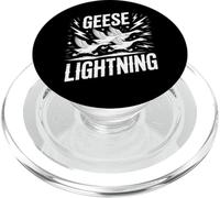 Oies Lightning Funny Goose Pun Humour Blague Oie Animal PopSockets PopGrip pour MagSafe