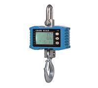 OIFAODAO, Balance avec boîtier en Fonte d'aluminium Balance de Grue numérique portative Affichage LCD rétro-éclairage Suspendue compacte Acier allié précision,Barbecue(Blue,500KG/10kg)
