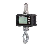 OIFAODAO, Balance avec boîtier en Fonte d'aluminium Balance de Grue numérique portative Affichage LCD rétro-éclairage Suspendue compacte Acier allié précision,Barbecue(Black,1000KG/10kg)