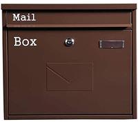 OIFAODAO, Boîte aux Lettres Cages boîte Panneau galvanisé antirouille Simple Murale Maison ，Boîte aux Lettres