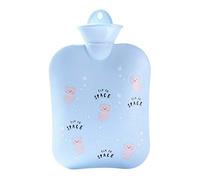 OIFAODAO, Bouillottes Bouillotte à Injection d'eau Portable réutilisable Classique en PVC de qualité supérieure, idéale for soulager la Douleur, Sac Chaude et Froide,Bouillotte(Blu)