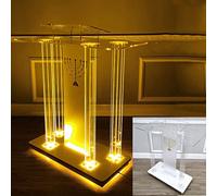 OIFAODAO, Chaire de Support Podium Transparente for Les églises, d'église avec Une Large Surface Lecture surélevée for Le Discours conférence Scolaire,Plateforme Debout(C)