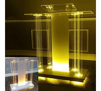 OIFAODAO, Chaire for églises, église à roulettes, chaire d'église roulante for cérémonies de Discours, célébrations, Salle Classe, Claire,Plateforme Debout