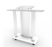 OIFAODAO, Chaires for églises, Podium Transparent, Roulant for Enseignants, pupitres Transparents for la cérémonie d'ouverture de l'église,Plateforme Debout