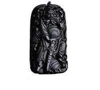 OIFAODAO, Collier avec pendentif en obsidienne naturelle Zhong Kui for hommes et femmes,Collier en obsidienne