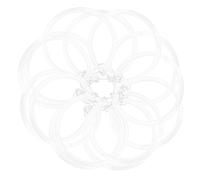 OIFAODAO, Crochets de Douche for Rideaux, 24 pièces, Crochet Rideau, Anneau for Salle Bain, Anneaux Tige Romaine Suspendus, Crochets ，Anneaux pour Rideaux