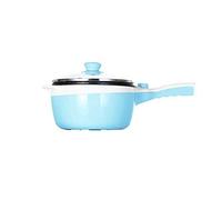 OIFAODAO Électricité.， Marmite électrique Mini marmite Domestique Automatique multifonctionnelle(Blue)