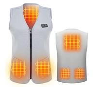 OIFAODAO, Gilet Chauffant Hiver Veste Chaude USB Gilet électrique Intelligent vêtements Chauffants,Réchauffer Le Gilet(3XL)