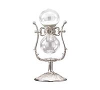 OIFAODAO, GlassDecoration ， Assistant de Gestion du Temps Sablier en métal Vintage 15 Minutes / 30 60 Grande Horloge Sable Antique rotative à 360 °,Sablier(Onecolor,30 Minutes)