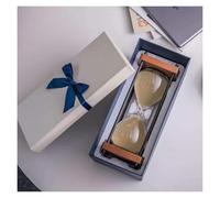 OIFAODAO, Horloge en Verre de 30 Minutes, Horloge Sable, Artisanat, décoration for la Maison, l'étude et Le Bureau, Cadeau créatif Regalo Di Natale,Sablier(Unique Colour)