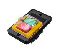 OIFAODAO Interrupteur électromagnétique, Interrupteurs industriels Bouton de Commande étanche for perceuse d'établi, KAO-5M 220/380 V 10 A for Machine découpe Perceuse