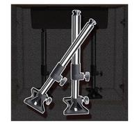 OIFAODAO l'eau soutient Les Jambes, Pieds de Support télescopiques for évier Cuisine, sans perçage, en Acier Inoxydable(Height 25 35 cm(9.8" 13.8"))