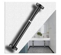 OIFAODAO l'eau soutient Les Jambes, Poteaux de Support d'évier Cuisine sans perçage; Pieds en Acier Inoxydable(Black,Height 70 120cm)