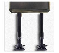 OIFAODAO l'eau soutient Les Jambes, Poteaux de Support réglables for évier Cuisine, Supports d'évier sous Plan, Pieds en Acier Inoxydable for lavabo Salle Bain(2*Height 26.5 40 cm(10.4" 15.7"))