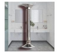 OIFAODAO l'eau soutient Les Jambes, Support d'évier de Cuisine réglable, Pieds Support lavabo encastrés sans perçage, poteaux Meubles en Acier Inoxydable(Height 28 40cm(11" 15.7"))
