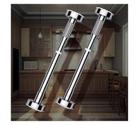 OIFAODAO l'eau soutient Les Jambes, Support d'évier réglable, Pied de Meuble, Tringle à Rideau, Pieds Support lavabo sous Plan en Acier Inoxydable(2*H 70 120cm/28 47")