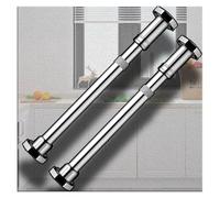 OIFAODAO l'eau soutient Les Jambes, Supports de lavabo sous Plan sans perçage, Pieds d'évier Cuisine, poteaux Support réglables, Tige en Acier Inoxydable(2*H 35 50cm/14 20")