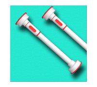 OIFAODAO l'eau soutient Les Jambes, Supports d'évier sous Plan en Acier Inoxydable, Pieds réglables sans perçage, Tringle à Rideau for Meubles et Tables(2*Height 70 120cm)