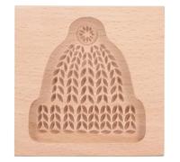 OIFAODAO, Moules à biscuits en bois, tampon de presse pain d'épice, coupe-biscuits sculpté, cuisine, gaufrage,Emporte-pièces