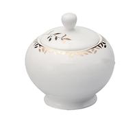 OIFAODAO, Pot à sucre en céramique avec couvercle, fleurs tracées la main, sucrier, bol sel, boîte d'assaisonnement, Pots condiments for épices, bols de stockage ,Pot à épices
