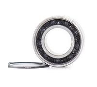 OIFAODAO Roulements, Roulement en céramique Hybride 63800, 1 pièce, 10x19x7mm, Double rangée, Contact Oblique scellé, roulements à Billes Si3N4 3800 RS 3800-2RS