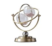 OIFAODAO, Sablier Vintage en métal Rotatif à 360°, Grand sablier Couleur Laiton, 15, 30, 60 Minutes, Jouet éducatif, créatif, Bureau, Maison,Sablier(Brown Sand,30 Minutes)