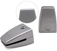 OIFAODAO, Support de cloison, Clip d'écran bureau séparation fixation déflecteur en alliage d'aluminium,Support de cloison(1 Pair of Silver)
