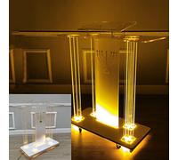 OIFAODAO, Support de Podium Portable, avec Roues, Support Roulant for église, chaires for églises, d'église, Pulpitos Para Iglesias,Plateforme Debout