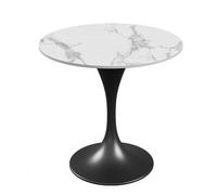OIFAODAO Table Basse， Table de Chevet Chambre à Coucher guéridon Moderne du Milieu siècle, Table Loisirs d'hôtel(80cm)