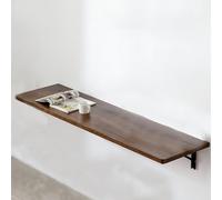 OIFAODAO Table Pliante Murale, Bureau Suspendu Fonctionnel for Poste de Travail à Domicile, établi d'étude, buanderie(150x40 cm/59x15.7 inches)