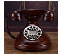 OIFAODAO, Téléphone rétro Tout en Bois Massif, Machine téléphonique Antique, Bureau européen, téléphone Fixe, américain,Téléphone Vintage