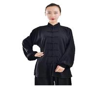 OIFAODAO, Unisexe Kung Fu Vêtements Taichi Uniforme Soie Coton Lâche Arts Martiaux Costume Chinois Traditionnel Wushu Exercices du Matin Tai Chi Pantalon Perfo,Tenues de Tai-chi(XXL 3XL)