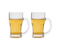 OIFAODAO, Verre à pinte personnalisé, tasse bière en verre de congélateur, verres avec poignée, refroidisseur transparent, for, lait, jus ，Verres à bière