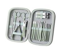 OIFAODAO Vêtements de Ongles， Ensemble de Coupe-Ongles for Hommes, kit manucure for la Maison, rénovation for Les Pieds, Ciseaux Pointus, Soins personnels(Green)