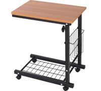 OIFJROIW Bureau Informatique réglable Hauteur, Bureau Mobile Debout, Table Multifonction compacte, pour Bureaux, Salons et Chambres Coucher