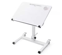 OIFJROIW Bureau Mobile Debout, Bureau Ordinateur Portable réglable Hauteur, Table Portable Placer au-Dessus du lit, pour Salon, Usage médical et Domicile