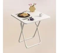OIFJROIW Table Pliante collations, Bureau Multifonctionnel Portable, Tables Camping d'extérieur, pour Salon, Chambre Coucher et Salle Manger(60 * 60)