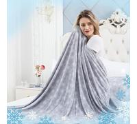 OIGAE Couverture rafraîchissante pour dormeurs chauds - Couverture d'été douce et légère pour les sueurs nocturnes | Parfaite pour lit, canapé, canapé (gris clair, lit jumeau, 152,4 x 203,2 cm)