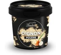 Oignon en Poudre Bembo 60 g | Poudre d'Oignon | Épice Naturelle Déshydratée pour Mélanges, Sauces et Salsas | Emballage anti-lumière et anti-oxydation, réutilisable et recyclable