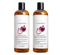 Oignon Shampooing Oil,200ml Onion Biotin Shampoo Cheveux,Mousse Douce Contrôle Frisottis Conditionneur Purifiant Nourrissant pour Adultes Hommes Femmes Adolescents (2PCS)