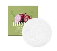Oignon Shampooing Savon 60g, Onion Biotin Shampoo Bar, Mousse Douce Contrôle Frisottis Conditionneur Cheveux Frisés Purifiant Nourrissant Adultes Hommes Femmes Adolescents, À Base D'oignon, Biotine