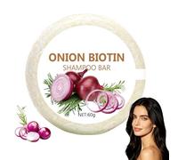 Oignon Shampooing Savon,Nourrissants Purifiants Oignon Biotine Shampooings Savon,Organic Formula for Hair Growth, Anti Hair Loss - Natural Hair Care for Women & Men (1PCS)