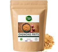 Oignons Frits Croustillants - 100g Garniture Dorée et Savoureuse - Texture Croquante & Goût Intense - Idéal Burgers, Salades, Hot Dogs, Plats Asiatiques & Cuisine du Quotidien - Sachet Refermable