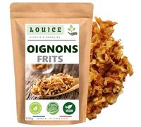 Oignons Frits Croustillants 100g - Parfaits pour hot-dogs, burgers, salades, soupes, plats asiatiques et plus !