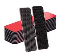 OIHCAZ Lot de 10 bandes Velcro adhésives 3M VHB imperméables et résistantes (10 x 3 cm), bandes Velcro pour la maison, la voiture, l'extérieur, le bois